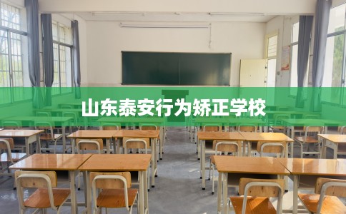 山东泰安行为矫正学校 山东泰安行为矫正学校