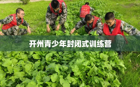 开州青少年封闭式训练营
