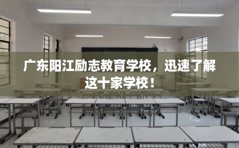 广东阳江励志教育学校，迅速了解这十家学校！