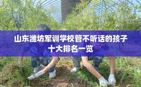 山东潍坊军训学校管不听话的孩子十大排名一览