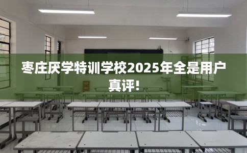 枣庄厌学特训学校2025年全是用户真评!