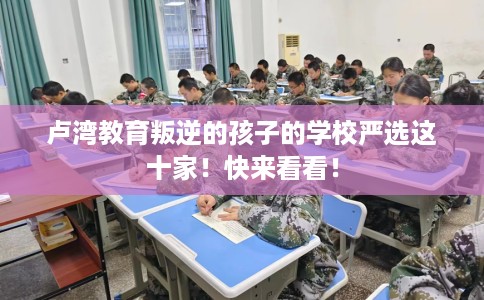 卢湾教育叛逆的孩子的学校严选这十家！快来看看！