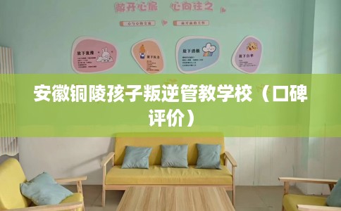 安徽铜陵孩子叛逆管教学校（口碑评价）