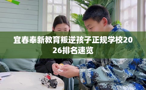 宜春奉新教育叛逆孩子正规学校2026排名速览