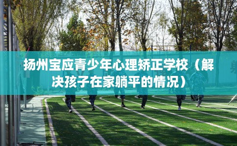 扬州宝应青少年心理矫正学校（解决孩子在家躺平的情况）