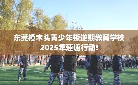 东莞樟木头青少年叛逆期教育学校2025年速速行动!