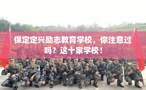 保定定兴励志教育学校，你注意过吗？这十家学校！