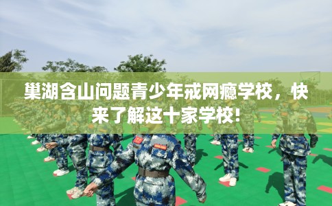 巢湖含山问题青少年戒网瘾学校，快来了解这十家学校!