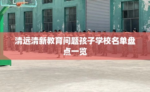 清远清新教育问题孩子学校名单盘点一览