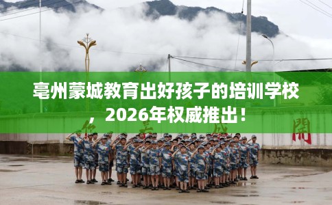 亳州蒙城教育出好孩子的培训学校，2026年权威推出！