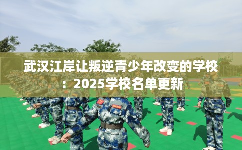 武汉江岸让叛逆青少年改变的学校：2025学校名单更新