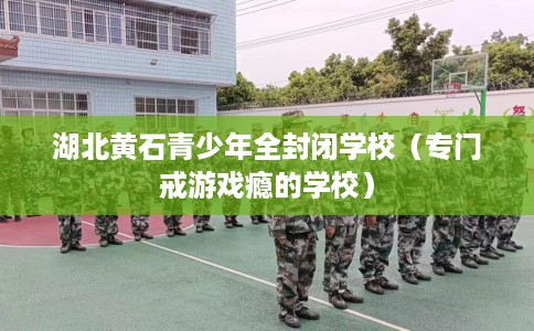 湖北黄石青少年全封闭学校（专门戒游戏瘾的学校）