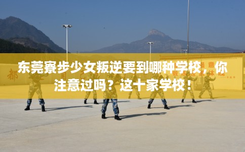 东莞寮步少女叛逆要到哪种学校，你注意过吗？这十家学校！