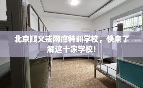 北京顺义戒网瘾特训学校，快来了解这十家学校!