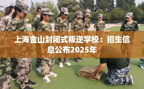 上海金山封闭式叛逆学校：招生信息公布2025年