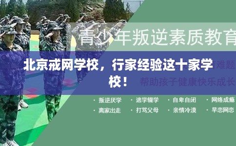 北京戒网学校，行家经验这十家学校！