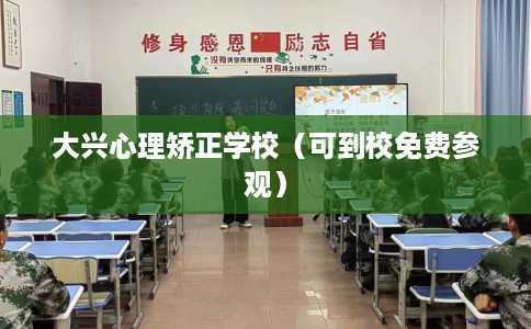 大兴心理矫正学校（可到校免费参观）