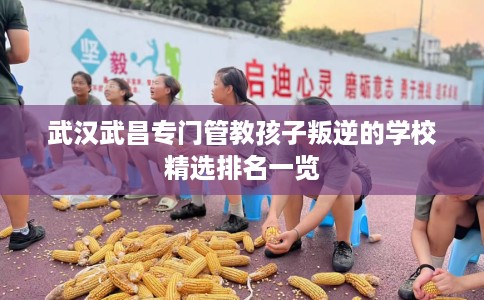 武汉武昌专门管教孩子叛逆的学校精选排名一览