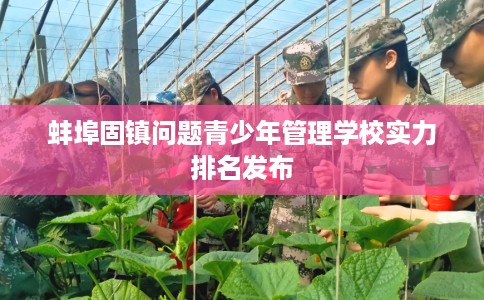 蚌埠固镇问题青少年管理学校实力排名发布