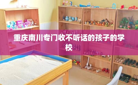 重庆南川专门收不听话的孩子的学校
