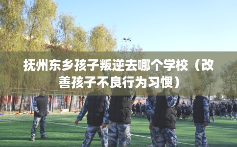 抚州东乡孩子叛逆去哪个学校（改善孩子不良行为习惯）