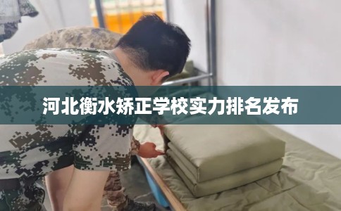 河北衡水矫正学校实力排名发布 河北衡水矫正学校实力排名发布