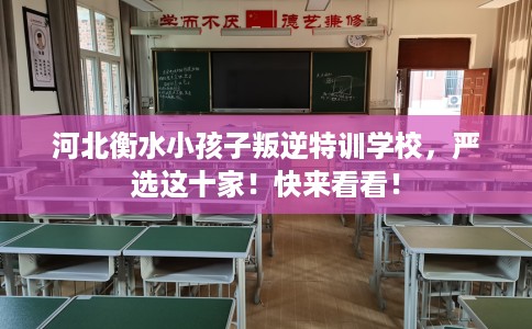 河北衡水小孩子叛逆特训学校,严选这十家!快来看看! 河北衡水小孩子叛逆特训学校,严选这十家!快来看看!