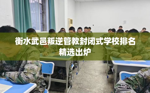 衡水武邑叛逆管教封闭式学校排名精选出炉