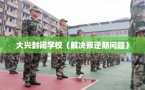 大兴封闭学校（解决叛逆期问题）