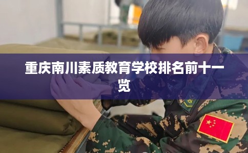 重庆南川素质教育学校排名前十一览