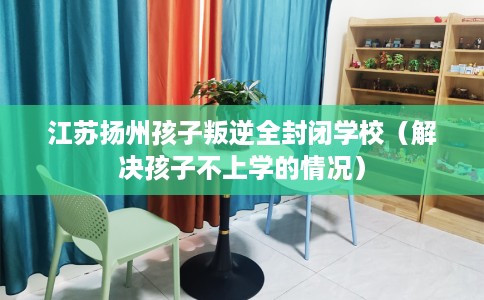 江苏扬州孩子叛逆全封闭学校（解决孩子不上学的情况）