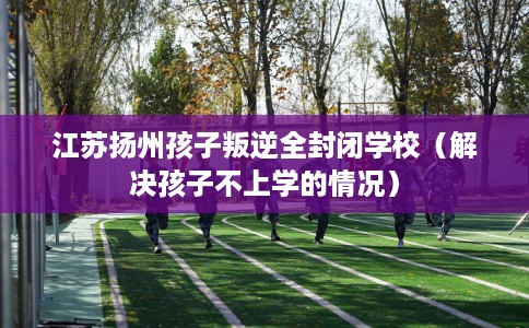 江苏扬州孩子叛逆全封闭学校（解决孩子不上学的情况）