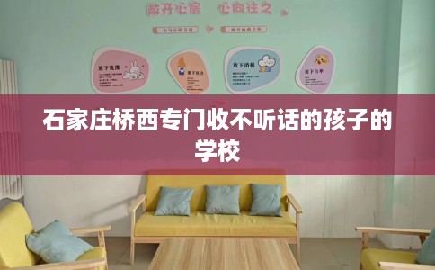 石家庄桥西专门收不听话的孩子的学校