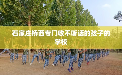 石家庄桥西专门收不听话的孩子的学校