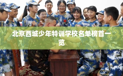 北京西城少年特训学校名单榜首一览