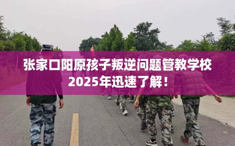 张家口阳原孩子叛逆问题管教学校2025年迅速了解！
