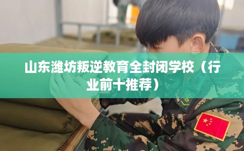 山东潍坊叛逆教育全封闭学校（行业前十推荐）