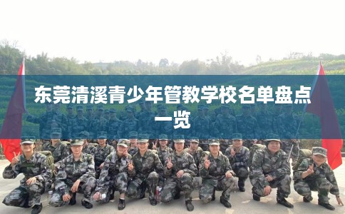 东莞清溪青少年管教学校名单盘点一览