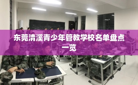 东莞清溪青少年管教学校名单盘点一览