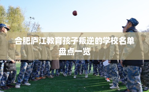 合肥庐江教育孩子叛逆的学校名单盘点一览