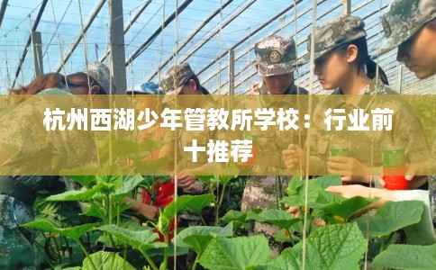 杭州西湖少年管教所学校：行业前十推荐