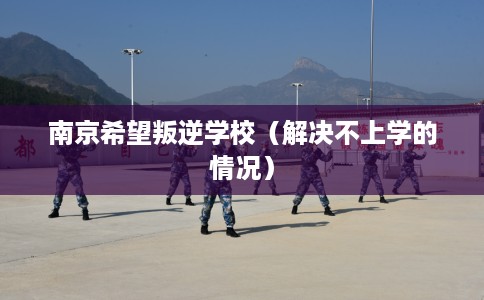 南京希望叛逆学校（解决不上学的情况）