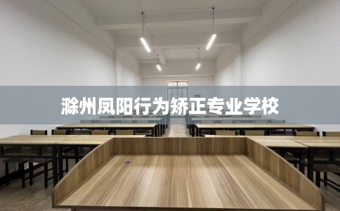 滁州凤阳行为矫正专业学校