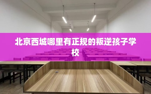 北京西城哪里有正规的叛逆孩子学校