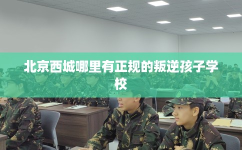北京西城哪里有正规的叛逆孩子学校