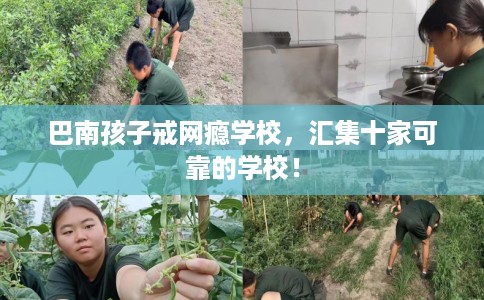 巴南孩子戒网瘾学校，汇集十家可靠的学校！