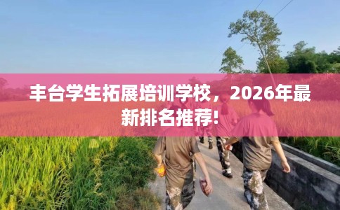丰台学生拓展培训学校，2026年最新排名推荐!