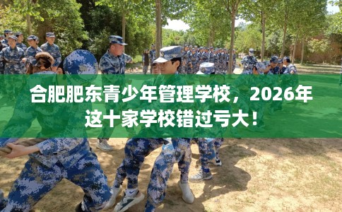 合肥肥东青少年管理学校，2026年这十家学校错过亏大！