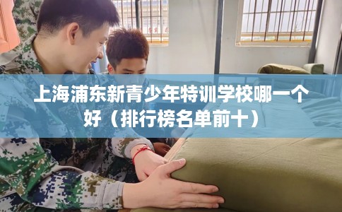 上海浦东新青少年特训学校哪一个好（排行榜名单前十）