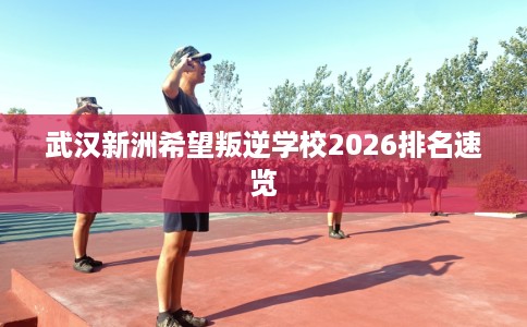 武汉新洲希望叛逆学校2026排名速览